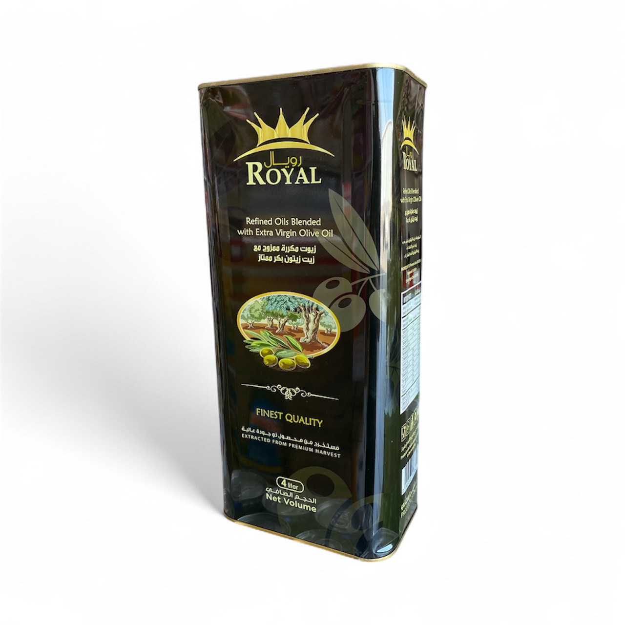 روغن زیتون رویال ۴لیتری اصلی وارداتی تضمین کیفیت و اصالت