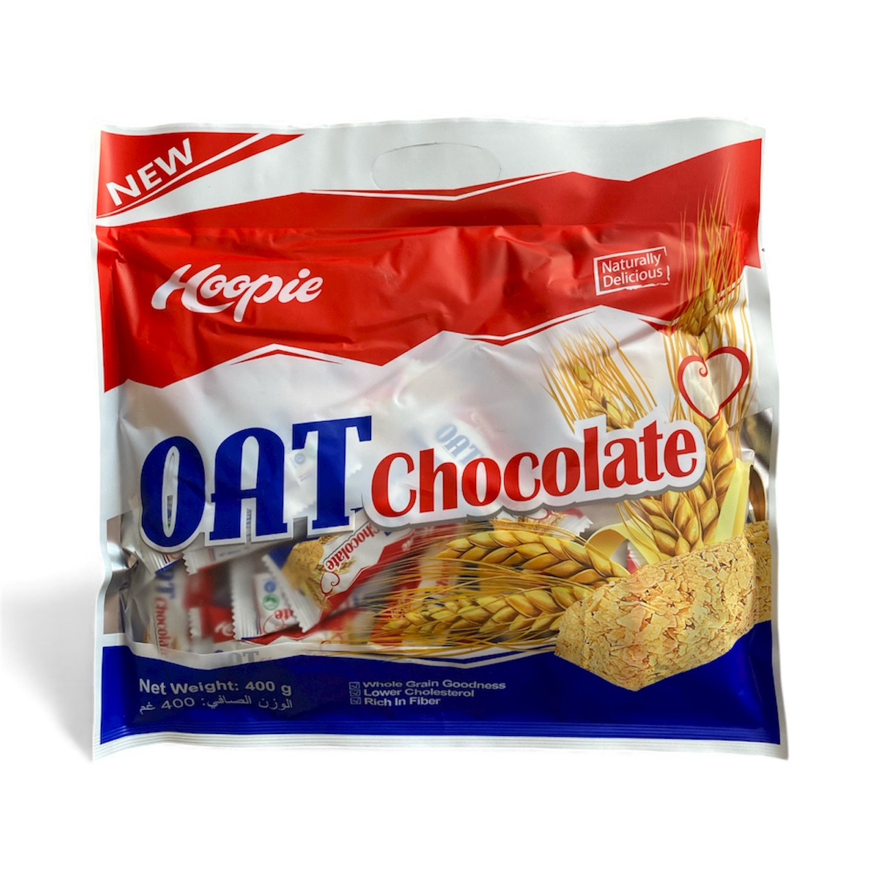 شکلات غلات اوت چوکو Oat Choco وزن ۴۰۰ گرم | شکلات رژیمی وارداتی عمده کارتن ۲۴بسته